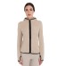 EQUESTRO® ženska flis jopica zip-up sweatshirt COBBLESTONE EQUESTRO® ženska flis jopica zip-up sweatshirt COBBLESTONE