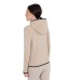 EQUESTRO® ženska flis jopica zip-up sweatshirt COBBLESTONE EQUESTRO® ženska flis jopica zip-up sweatshirt COBBLESTONE