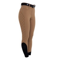 Equestro® ženske jahalne hlače z visokim pasom MONOGRAM FULL GRIP