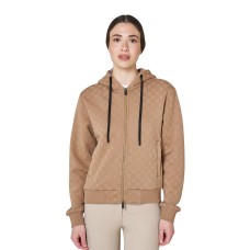 EQUESTRO® ženska hoodie jopica MONOGRAM
