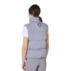 Equestro ženski brezrokavnik PADDED HIGH COLLAR FROST GREY