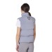 Equestro ženski brezrokavnik PADDED HIGH COLLAR FROST GREY Equestro ženski brezrokavnik PADDED HIGH COLLAR FROST GREY