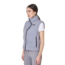 Equestro ženski brezrokavnik PADDED HIGH COLLAR FROST GREY