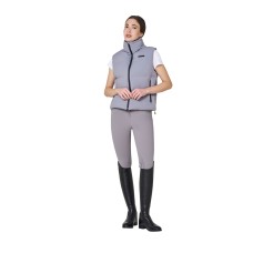 Equestro ženski brezrokavnik PADDED HIGH COLLAR FROST GREY