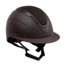 Equestro® jahalna čelada Apocalypse Rhinestones , RJAVA