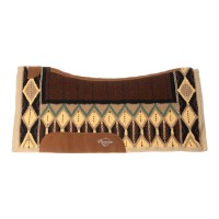 PLATINUM PRO western podsedelnica CONTOUREDBROWN/SENAPE/GREEN