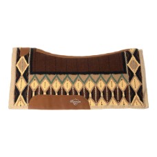 PLATINUM PRO western podsedelnica CONTOUREDBROWN/SENAPE/GREEN
