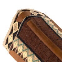 PLATINUM PRO western podsedelnica CONTOUREDBROWN/SENAPE/GREEN