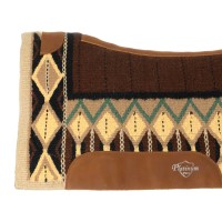 PLATINUM PRO western podsedelnica CONTOUREDBROWN/SENAPE/GREEN