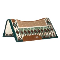 PLATINUM PRO western podsedelnica CONTOURED GREEN/BROWN/WHITE