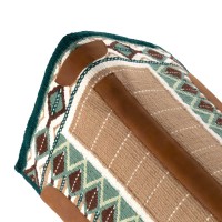 PLATINUM PRO western podsedelnica CONTOURED GREEN/BROWN/WHITE