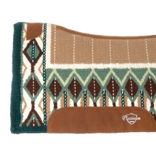 PLATINUM PRO western podsedelnica CONTOURED GREEN/BROWN/WHITE