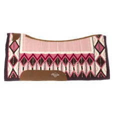 PLATINUM PRO western podsedelnica CONTOURED PINK/WHITE/BLACK