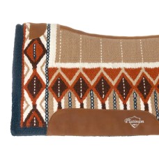 PLATINUM PRO western podsedelnica CONTOURED RED/BLACK/BROWN
