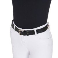 Pas za hlače Equestro with snaffle bits and rhinestones