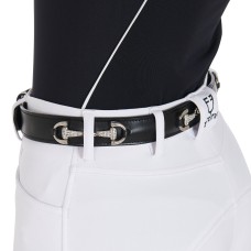 Pas za hlače Equestro with snaffle bits and rhinestones