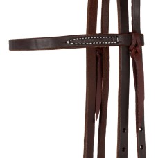 BERLIN CUSTOM LEATHER western uzda BLACK STEEL