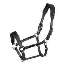 EQUESTRO usnjena oglavka SHINNY ANATOMIC
