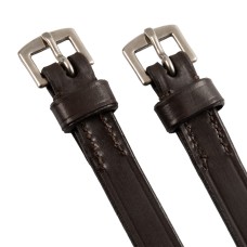 Equestro® paščki za ostroge usnjeni DARK BROWN