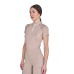 EQUESTRO® funkcijska majica s kratkimi rokavi SLIM FIT TRENING - oxford tan EQUESTRO® funkcijska majica s kratkimi rokavi SLIM FIT TRENING - oxford tan