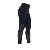 EQUESTRO® ženske poletne jahalne pajkice MESH HYBRID - zelo zračne, z žepom EQUESTRO® ženske poletne jahalne pajkice MESH HYBRID - zelo zračne, z žepom
