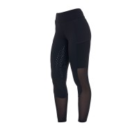 EQUESTRO® ženske poletne jahalne pajkice MESH HYBRID - zelo zračne, z žepom