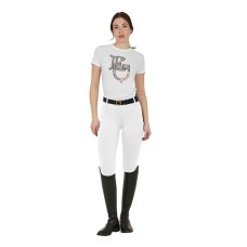 EQUESTRO® ženske tekmovalne pajkice z zankami za pas Slim Fit