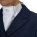 EQUESTRO® dresurni ženski tekmovalni frak RHINESTONE z bleščečimi detajli - moder EQUESTRO® dresurni ženski tekmovalni frak RHINESTONE z bleščečimi detajli - moder