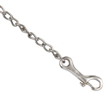 Usnjen povodec z verižico POOLS