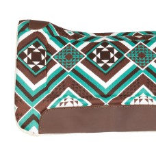 Western podsedelnica POOL'S DAKOTA, GREEN/BROWN/DARK BROWN