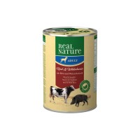 REAL NATURE pasja hrana govedina in divji prašič, 400g REAL NATURE pasja hrana govedina in divji prašič, 400g
