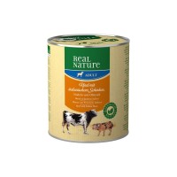 REAL NATURE pasja hrana z govedino, italijansko šunko in rezanci, 400g REAL NATURE pasja hrana z govedino, italijansko šunko in rezanci, 400g