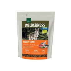 REAL NATURE WILDERNESS GREEN COAST ADULT MINI, raca z lososom in kozicami, 1kg
