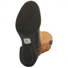 Western škornji TWISTED X Men´s Horseman, orange round toe