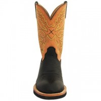 Western škornji TWISTED X Men´s Horseman, orange round toe